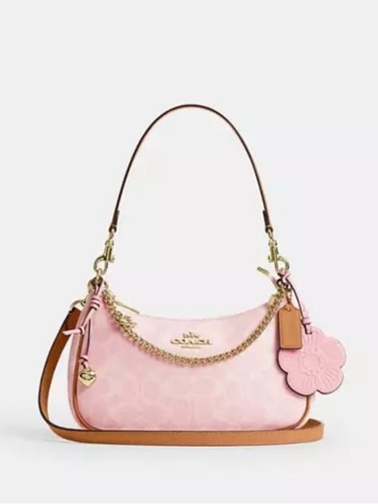 Coach Handbags - COACH POWER PINK TERI SHOULDER.